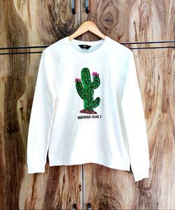 Cactus Graphic Sweatshirt size-38