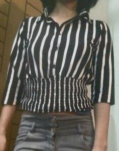 Love Pink Striped Blouse