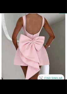 Pink Party Dress with Sash