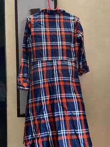 Smart Shirt Dress In Checks