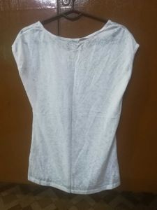 Elegant White Embellished Top