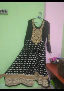 Elegant Embroidered Anarkali Dress