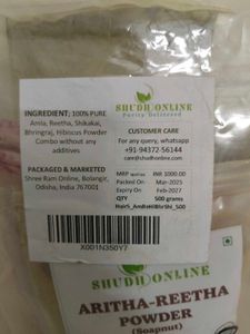 Shudh Online Herbal Hair Care Powder