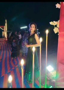 Elegant Black Ethnic Gown