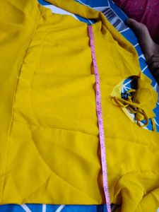 Yellow Anarkali Suit With Dupatta