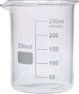 250 ML Glass Bikar Chemistry Lab