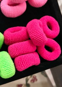 Colorful Hair Tie Set of 36 pcs in 6 colours