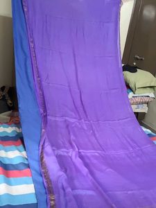 Purple Saree