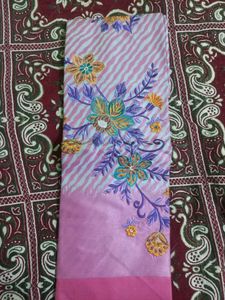Embroidered Fabric Piece Without Dupatta