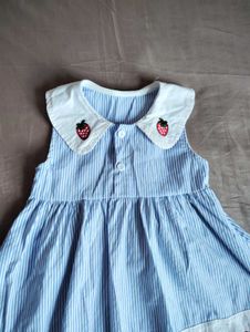 Cute Striped Strawberry Dress
