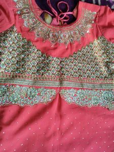 design top with dupatta