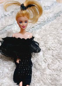 Barbie Doll in Black Dress