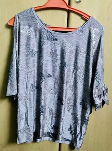 Butterfly Print Top
