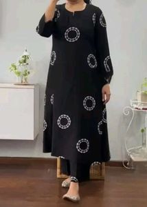 Black Kurta Set