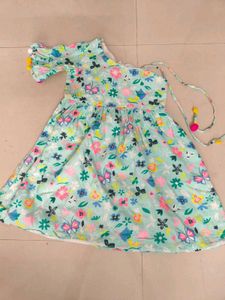 Floral One-Shoulder Dress