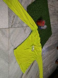 Lime Green Long Sleeve Tee