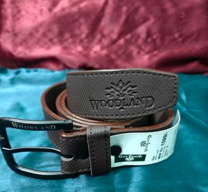 Woodland Brown Leather Belt