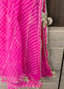 Aachho Pink Leheriya Dupatta