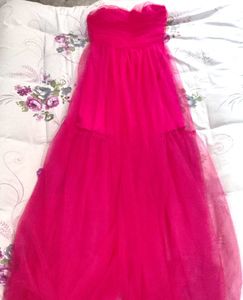 Hot Pink Tulle Party Dress