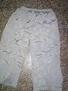 White Silk Suit Plazzo With Dupatta