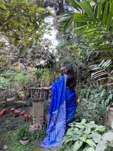 Royal Blue Silk Saree