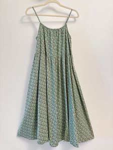 UNIQLO Cute Green Print Dress (no top)