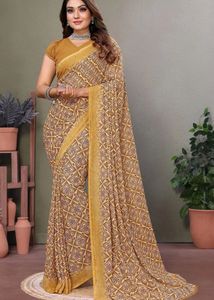 Elegant Printed Saree