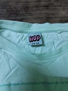 Cute Kids Outfit: Top &amp; Denim Skirt