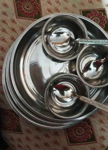 Stainless Steel Dinner Set