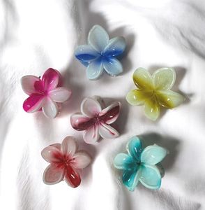 Flower Hair Claw Clips