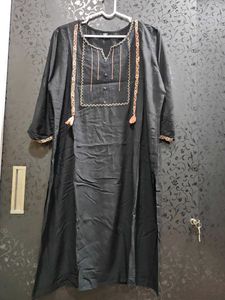 Elegant Black Kurta