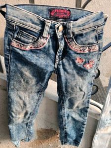 Distressed Denim Jeans
