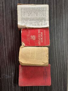 Vintage Pocket Dictionaries set of 4