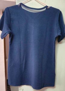 Blue V-Neck T-Shirt