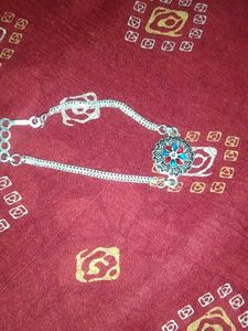 Silver Tone Floral Bracelet