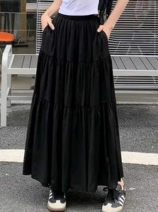 Cute Regular Black Skirt