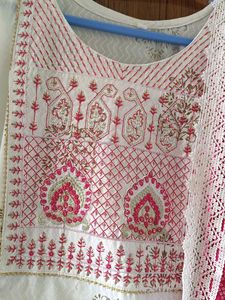 Elegant White Printed Kurta