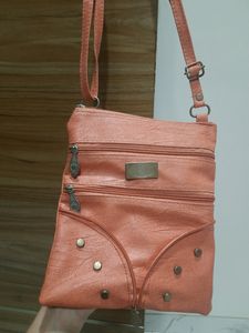 Beautiful Carrot Colour Sling Bag