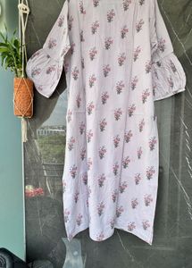 Floral Print Kurta