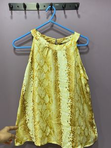 yellow party top