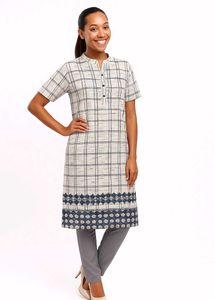 straight formal kurti