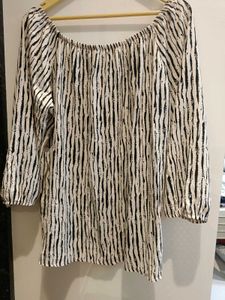 Striped Off-Shoulder Top