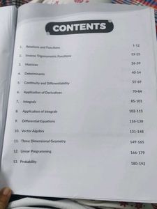 Cuet Maths Book