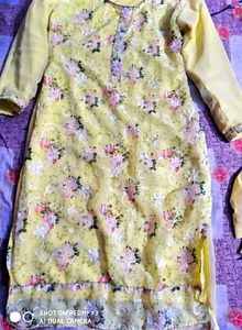 Kurti Pant Suit With Dupatta