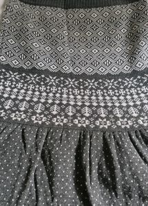 Korean Woolen Skirt/ Tube Top