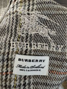 Unisex Burberry Wool Shawl Semi Winter