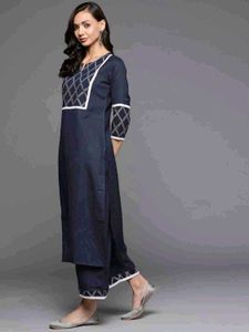 Kurta And Trouser Set Without Dupatta