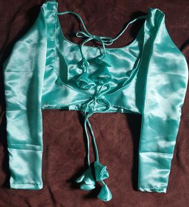 Elegant Teal Blouse