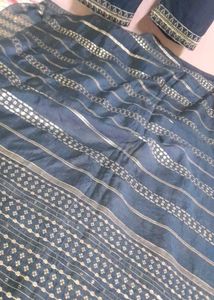 Elegant Navy Blue Kurta Set