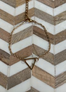 Golden Triangle Bracelet- Unused, New, Freesize, Adjustable